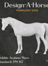 Design-A-Horse Pebble Arabian Mare February Release DAH26 PM167