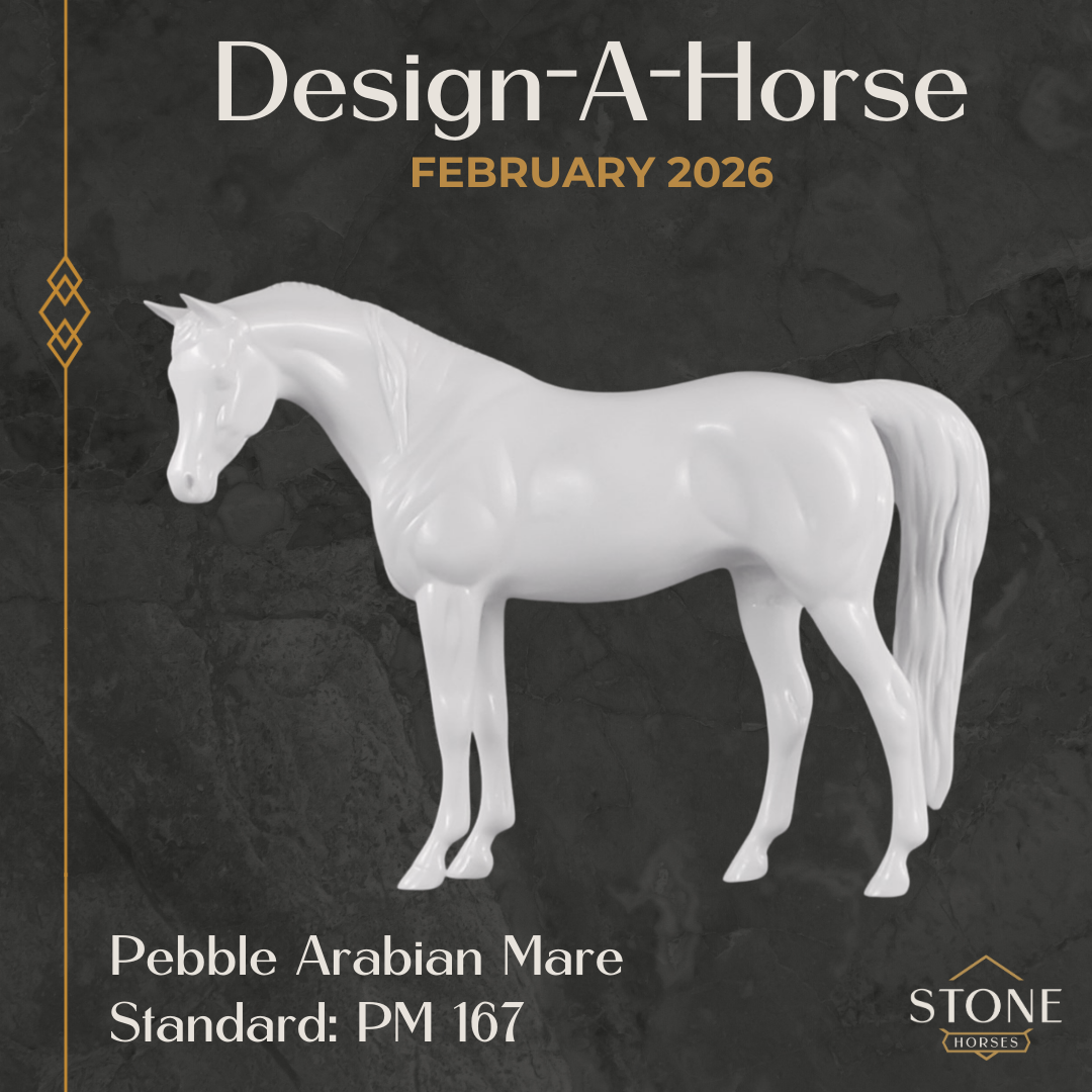 Design-A-Horse Pebble Arabian Mare February Release DAH26 PM167