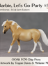 Barbie, Let's Go Party OOAK FCM Chip Pony by Tegan Davis & Melanie Miller GS26