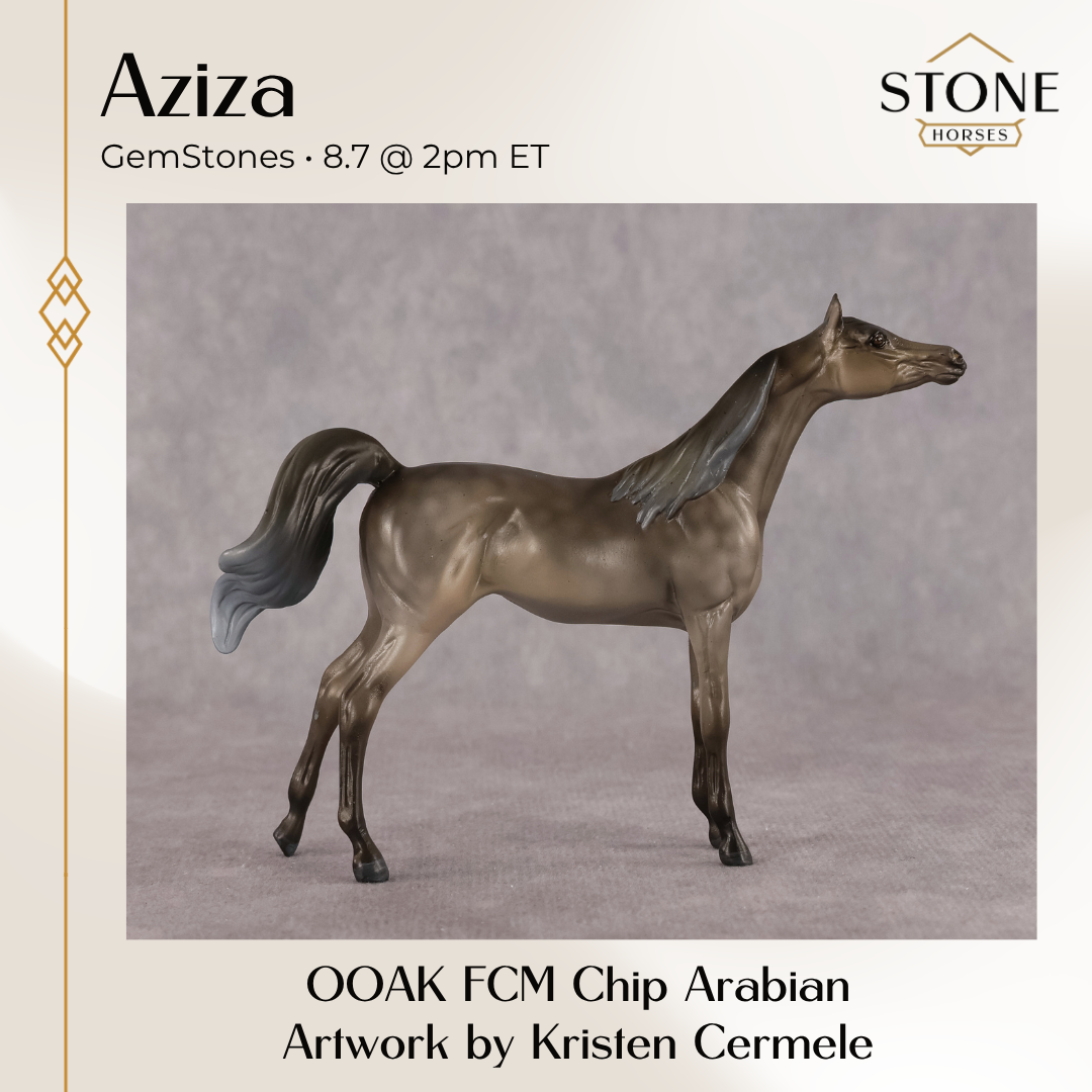 Aziza OOAK FCM Chip Arabian by Kristen Cermele GS26