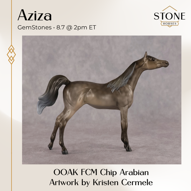 Aziza OOAK FCM Chip Arabian by Kristen Cermele GS26