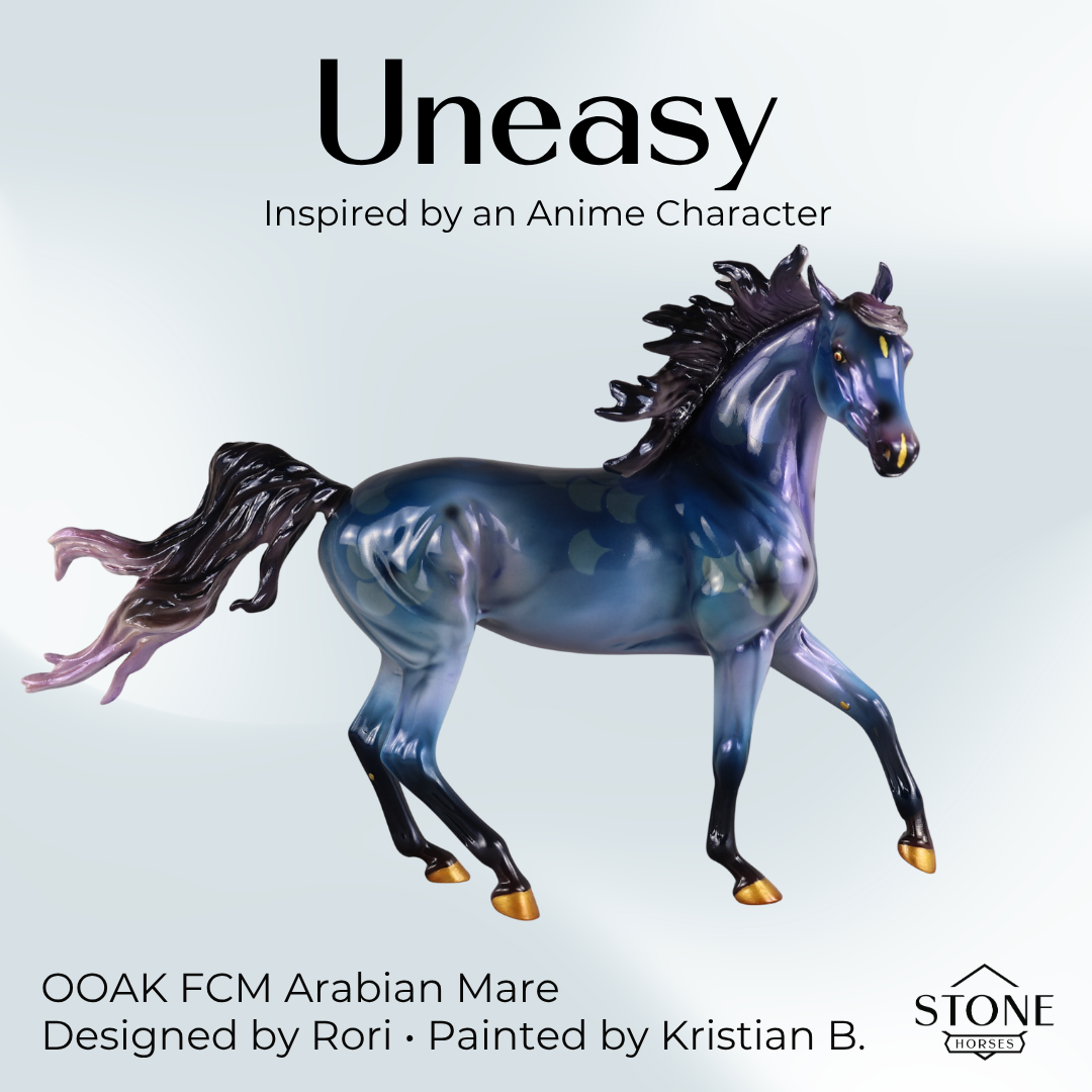 Uneasy OOAK FCM Arabian Mare by Kristian & Rori AH26