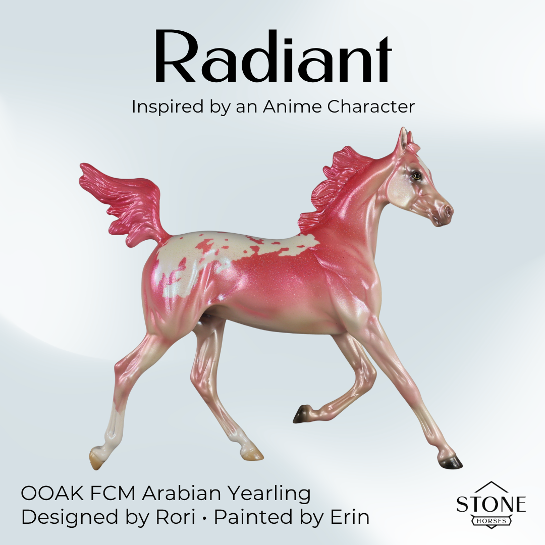 Radiant OOAK FCM Arabian Yearling by Erin & Rori AH26