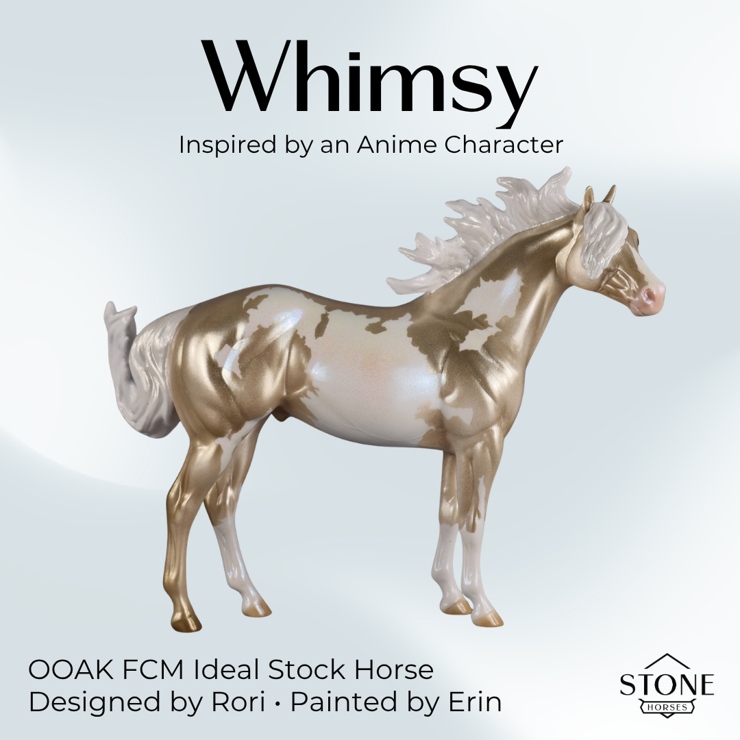 Whimsy OOAK FCM Ideal Stock Horse by Erin & Rori AH26