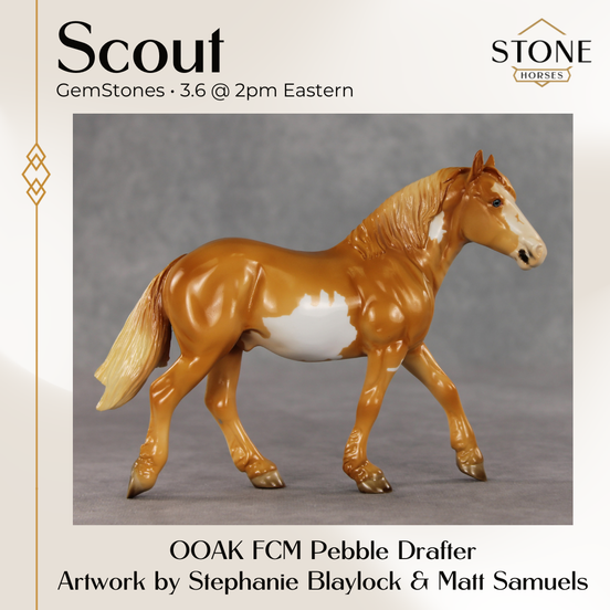 Scout OOAK FCM Pebble Drafter by Stephanie Blaylock & Matt Samuels GS26
