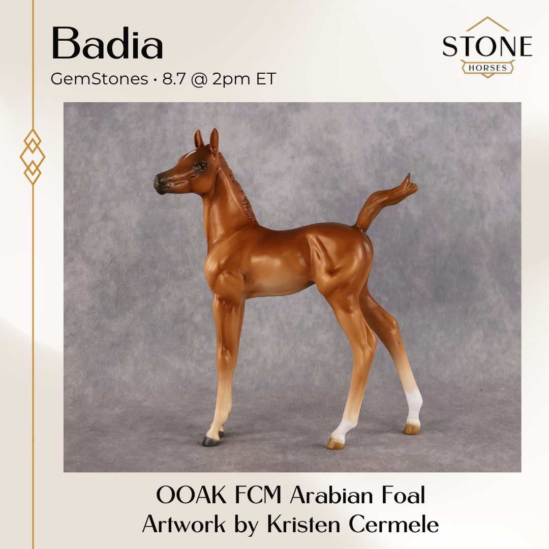 Badia OOAK FCM Arabian Foal by Kristen Cermele GS26