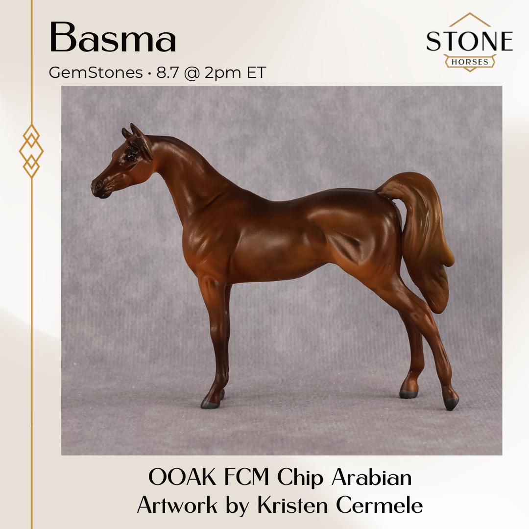 Basma OOAK FCM Chip Arabian by Kristen Cermele GS26