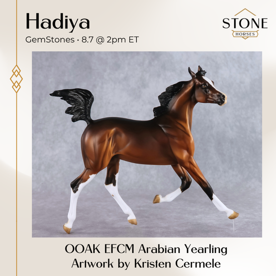 Hadiya OOAK EFCM Arabian Yearling by Kristen Cermele GS26