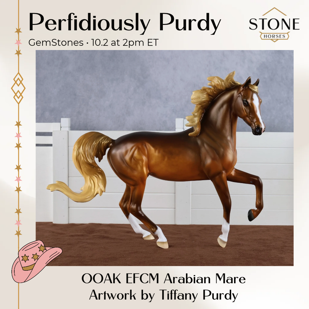 Perfidiously Purdy OOAK EFCM Arabian Mare by Tiffany Purdy GS26