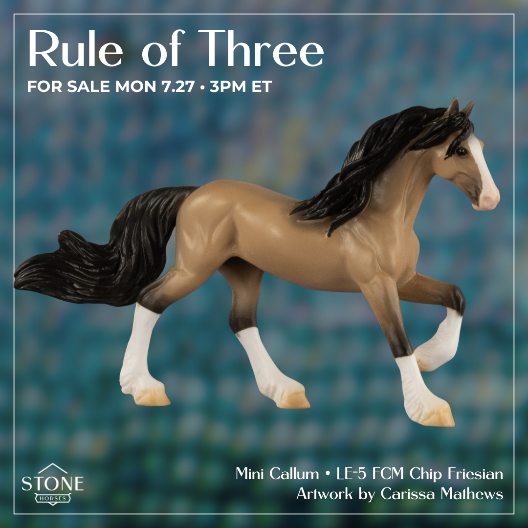 Mini Callum LE-5 FCM Chip Friesian by Carissa Mathews Ro326