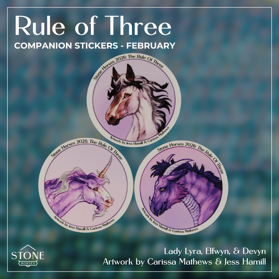 The Rule of Three February Sticker Set 2026 Limited Edition