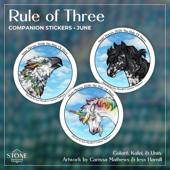 The Rule of Three June Sticker Set 2026 Limited Edition