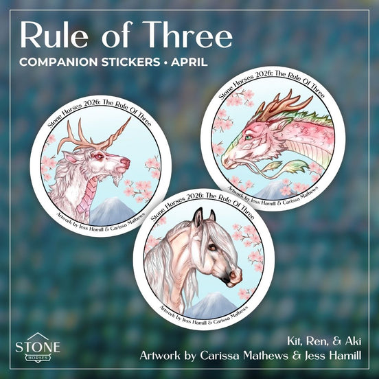 The Rule of Three April Sticker Set 2026 Limited Edition
