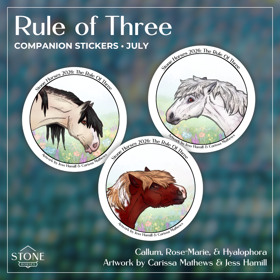 The Rule of Three July Sticker Set 2026 Limited Edition