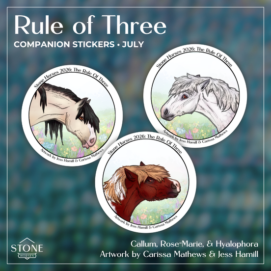 The Rule of Three July Sticker Set 2026 Limited Edition