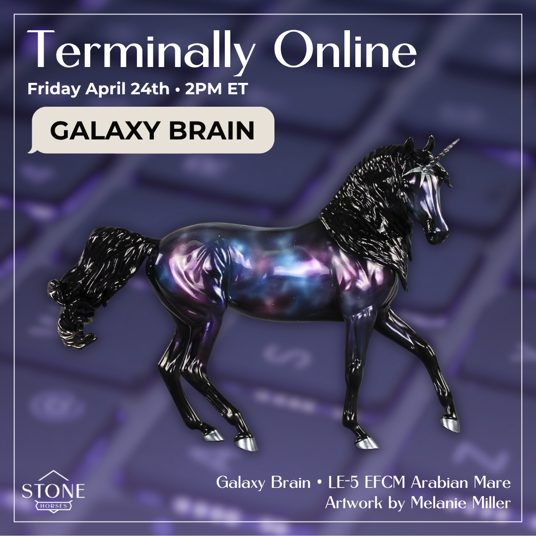 Galaxy Brain LE-5 EFCM Arabian Mare by Melanie Miller TO26