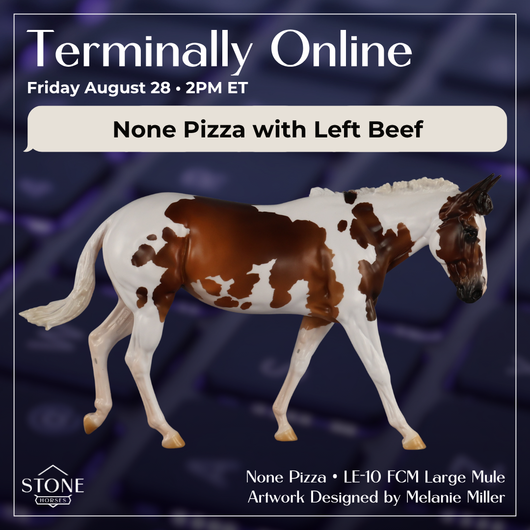 None Pizza LE-10 FCM Large Mule by Melanie Miller TO26