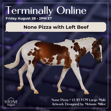 None Pizza LE-10 FCM Large Mule by Melanie Miller TO26