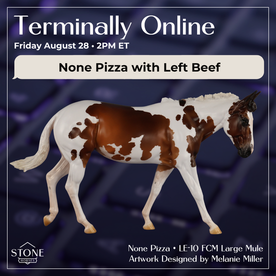 None Pizza LE-10 FCM Large Mule by Melanie Miller TO26