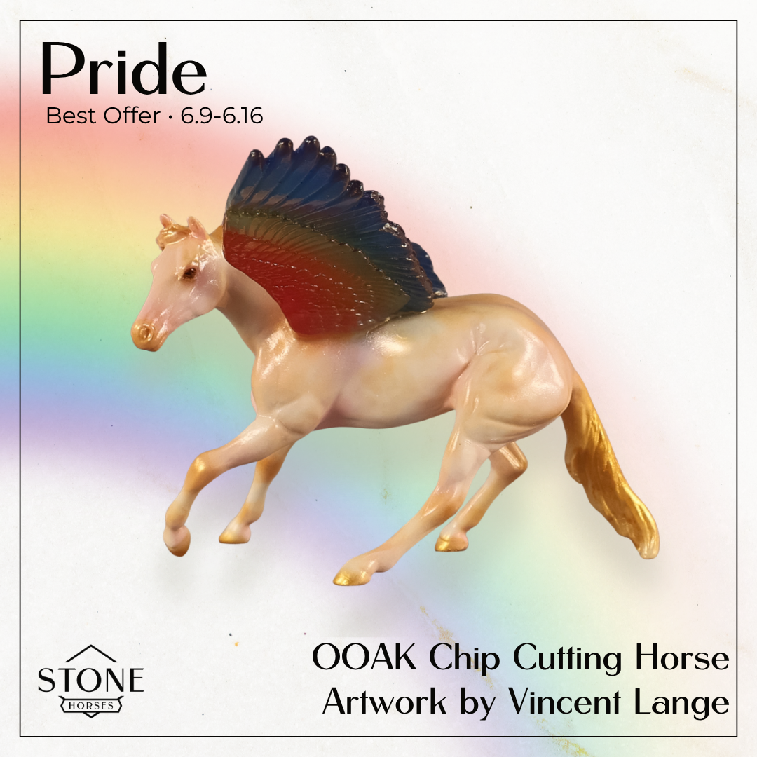 Pride OOAK FCM Chip Cutting Horse by Vincent Lange Best Offer 6.9.2026