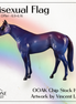 Bisexual Flag OOAK Chip Stock Horse by Vincent Lange Best Offer 6.16.2026