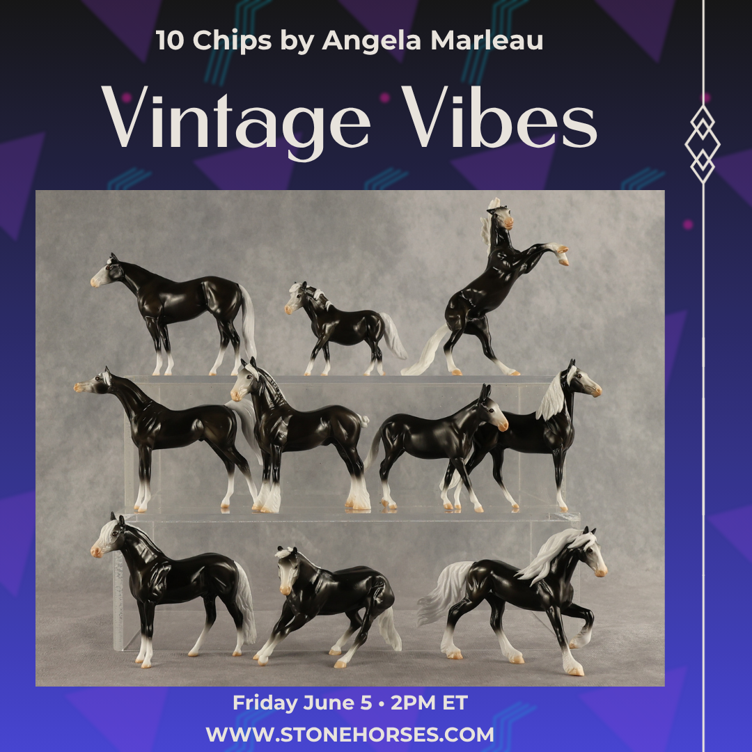 Charcoal Throwback Blind Bag OOAK Chips by Angela Marleau VTV26