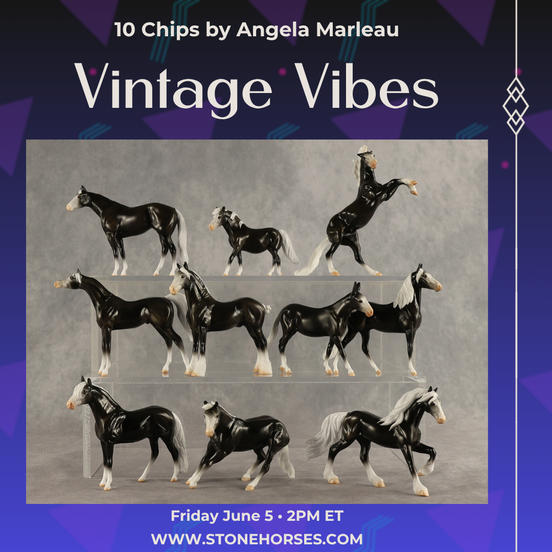 Charcoal Throwback Blind Bag OOAK Chips by Angela Marleau VTV26