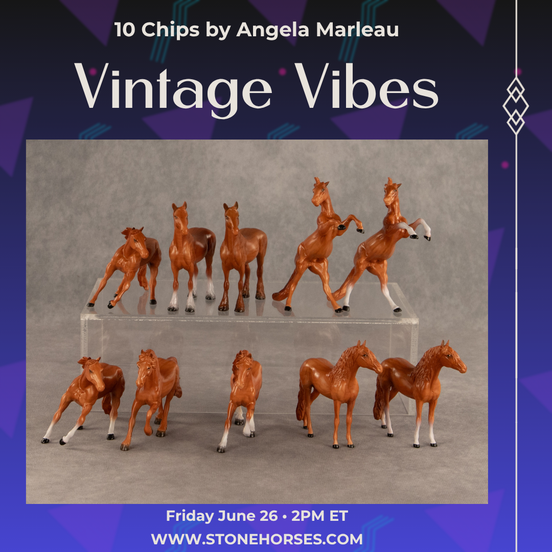 Woodgrain Throwback Blind Bag OOAK Chips by Angela Marleau VTV26