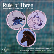 The Rule of Three January Sticker Set 2026 Limited Edition