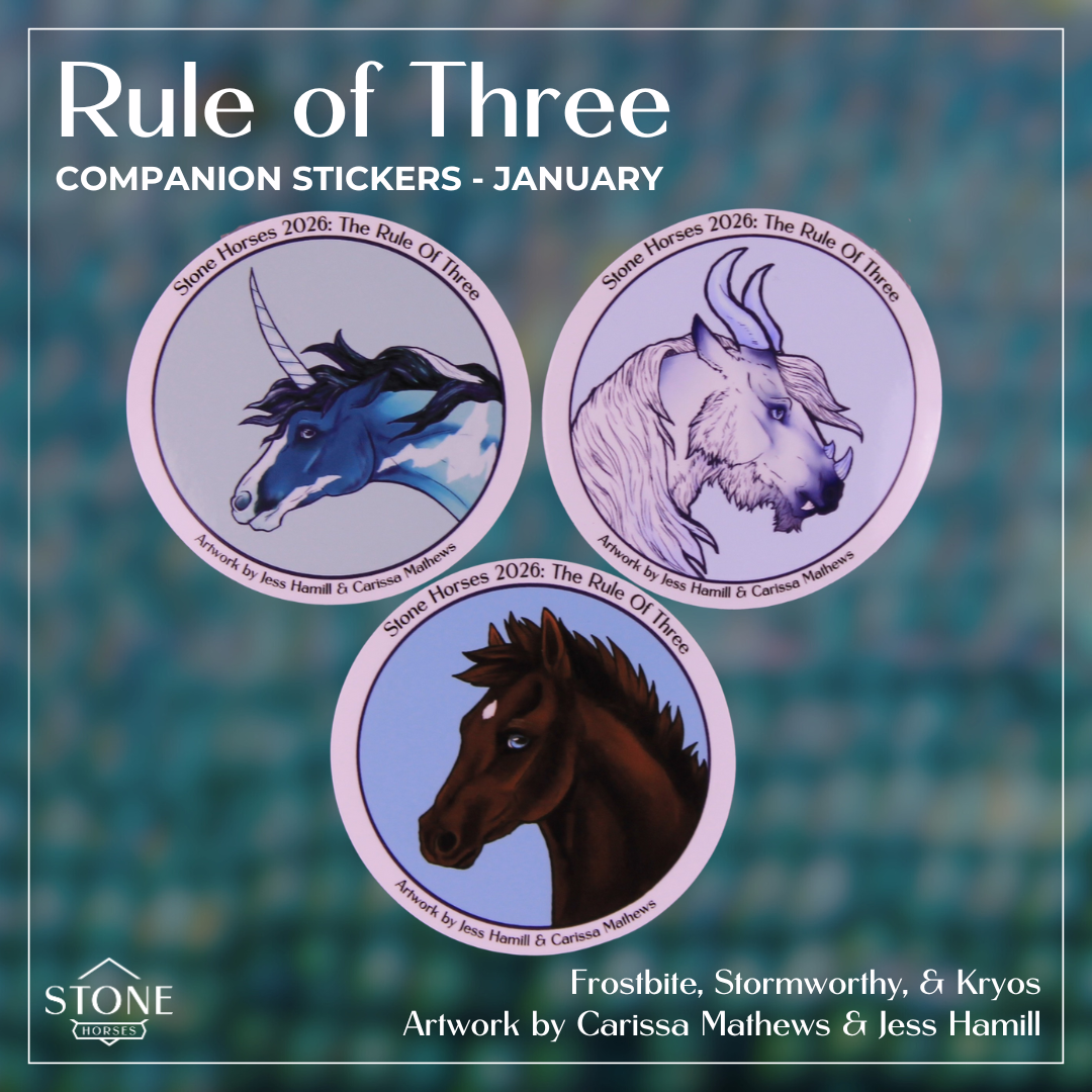 The Rule of Three January Sticker Set 2026 Limited Edition