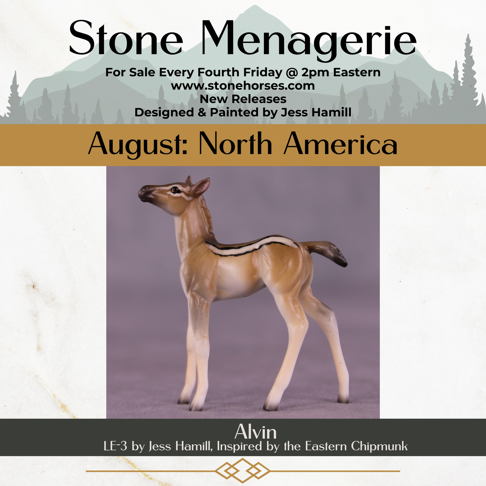 Alvin LE-3 Chip Foal by Jess Hamill MS25