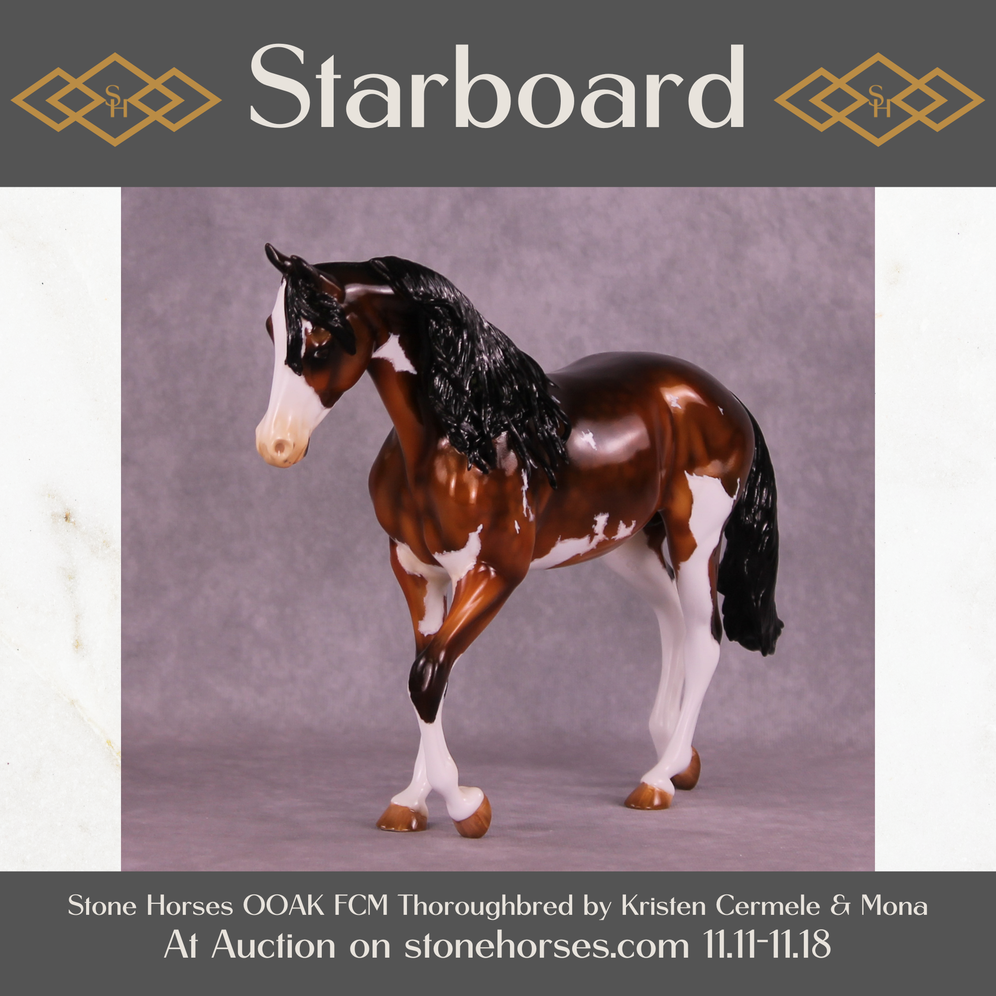 Starboard OOAK FCM Thoroughbred by Kristen Cermele Best Offer 11/18/25
