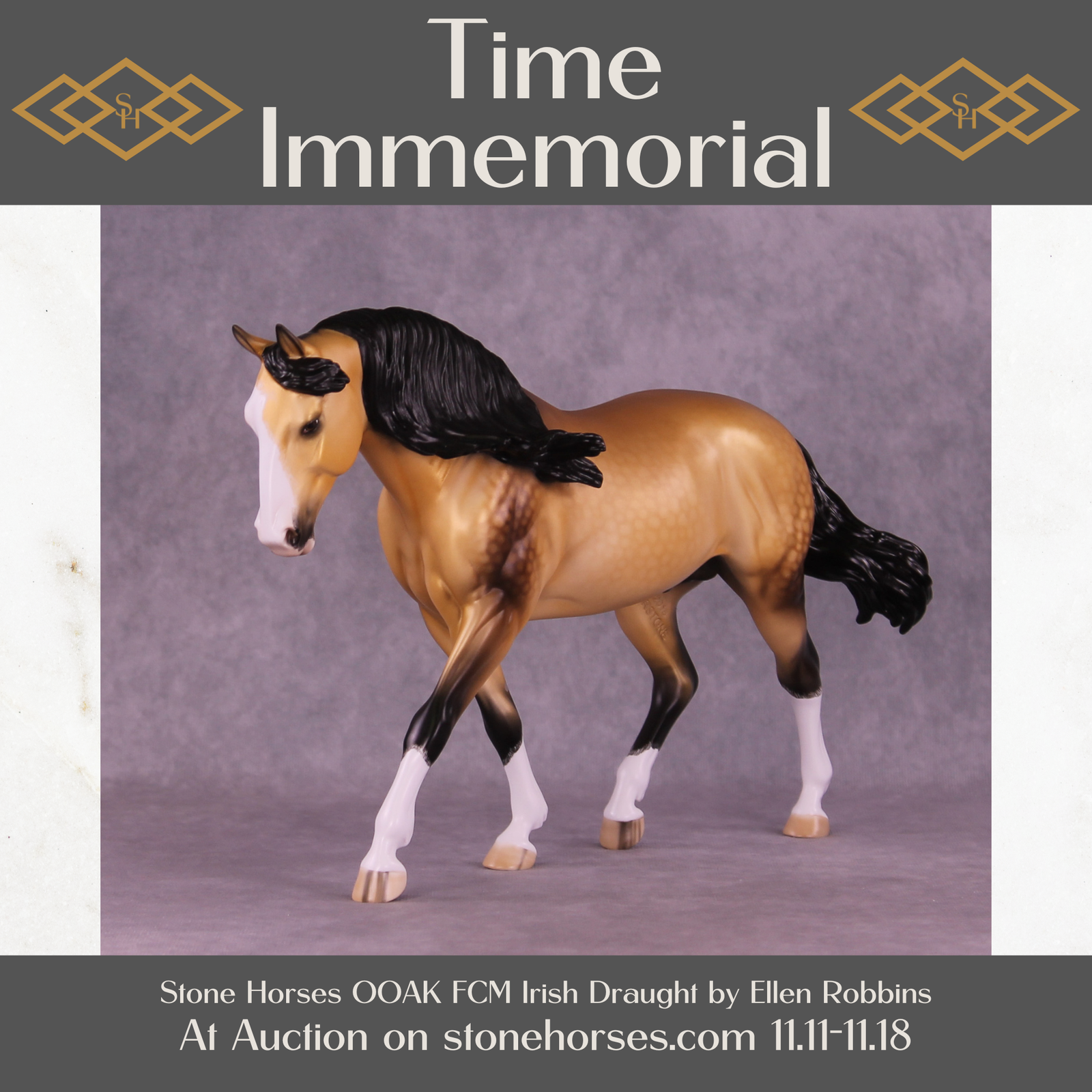 Time Immemorial OOAK FCM Irish Draught by Ellen Robbins Best Offer 11/18/25