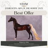 &quot;Macro Me&quot; OOAK FCM Arabian Stallion by Leah Koerper Best Offer EQ25 07/15/25