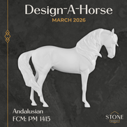 Design-A-Horse FCM Andalusian March Release DAH26 PM1415