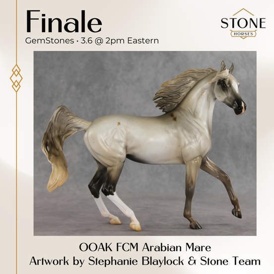 Finale OOAK FCM Arabian Mare by Stephanie Blaylock & The Stone Horses Team GS26