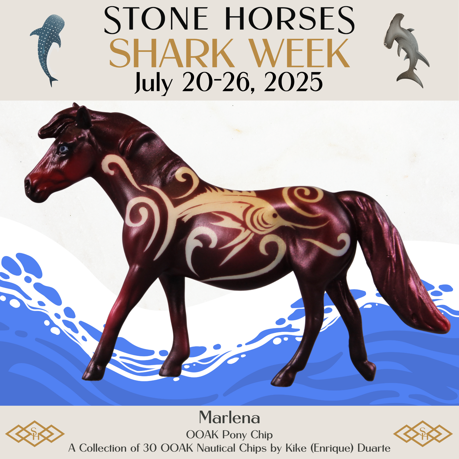 Marlena OOAK Pony Chip by Kike Duarte SCD25