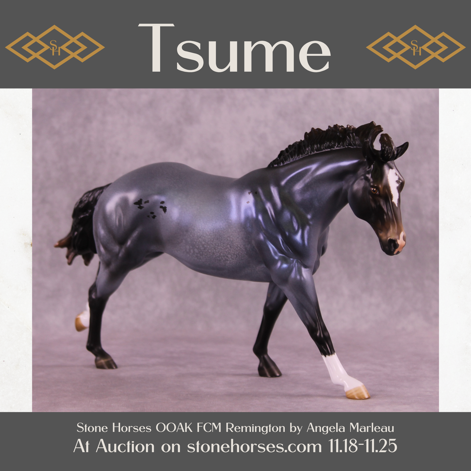 Tsume OOAK Remington by Angela Marleau 11/25/2025 SS1125