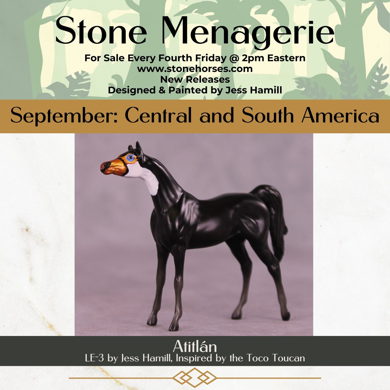 Atitlán LE-3 Chip Arabian by Jess Hamill MS25