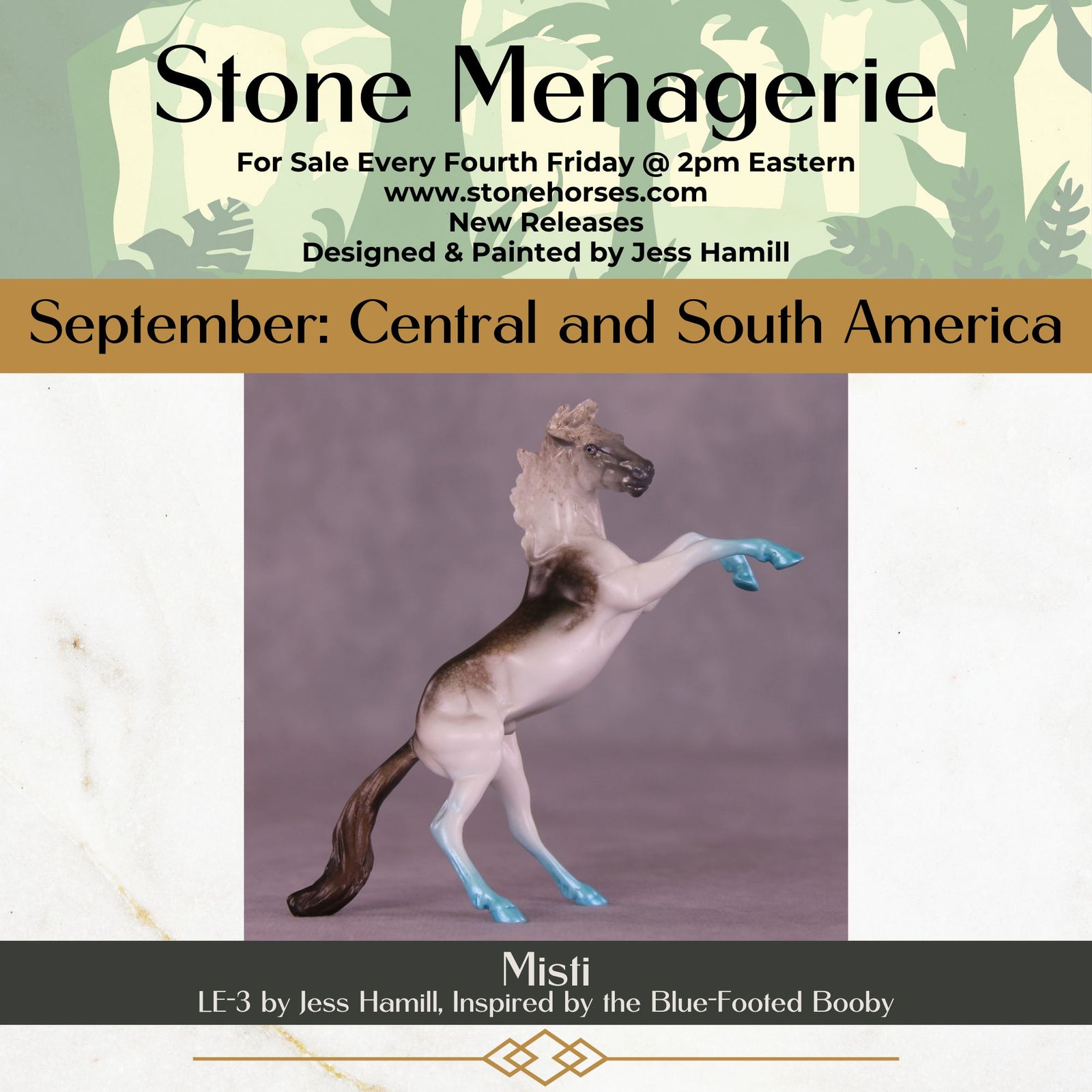 Misti LE-3 Chip Rearing Horse by Jess Hamill MS25