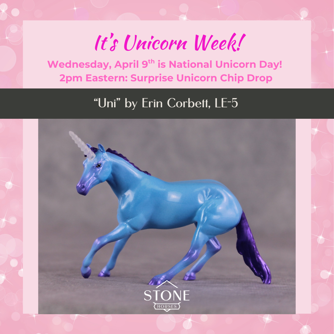 "Uni" Secret Surprise Chip Drop: Unicorn Day LE-5 Cutter Chip By Erin Corbett