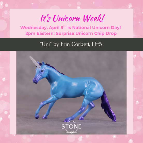 "Uni" Secret Surprise Chip Drop: Unicorn Day LE-5 Cutter Chip By Erin Corbett