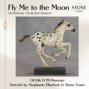 Fly Me to the Moon OOAK FCM Pimento by Stephanie Blaylock & The Stone Horses Team GS26