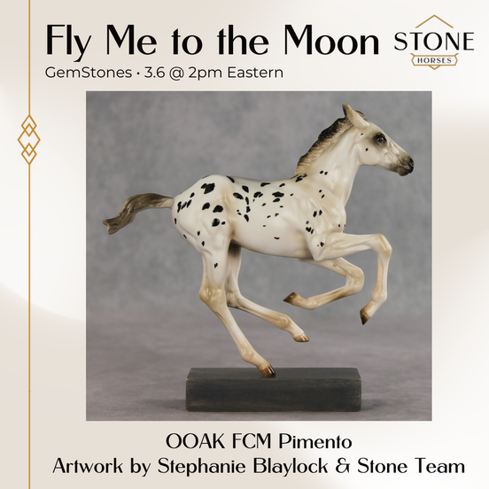 Fly Me to the Moon OOAK FCM Pimento by Stephanie Blaylock & The Stone Horses Team GS26