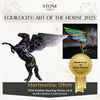 Art of the Horse Harmonia: Ohm LE-5 EFCM Rearing Pebble by Ellen Robbins EQ25