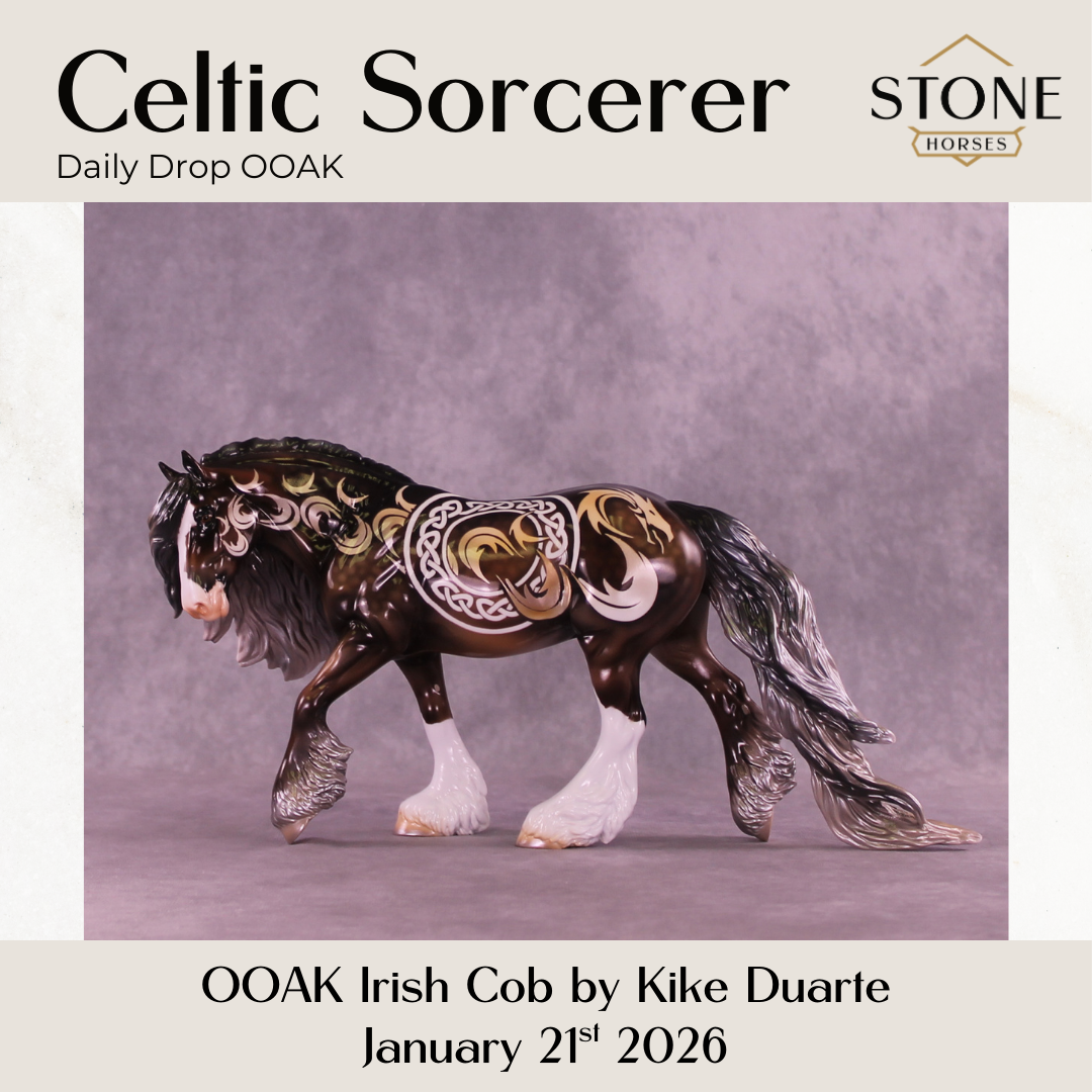 Celtic Sorcerer OOAK Irish Cob by Enrique Duarte DDOOAKs26