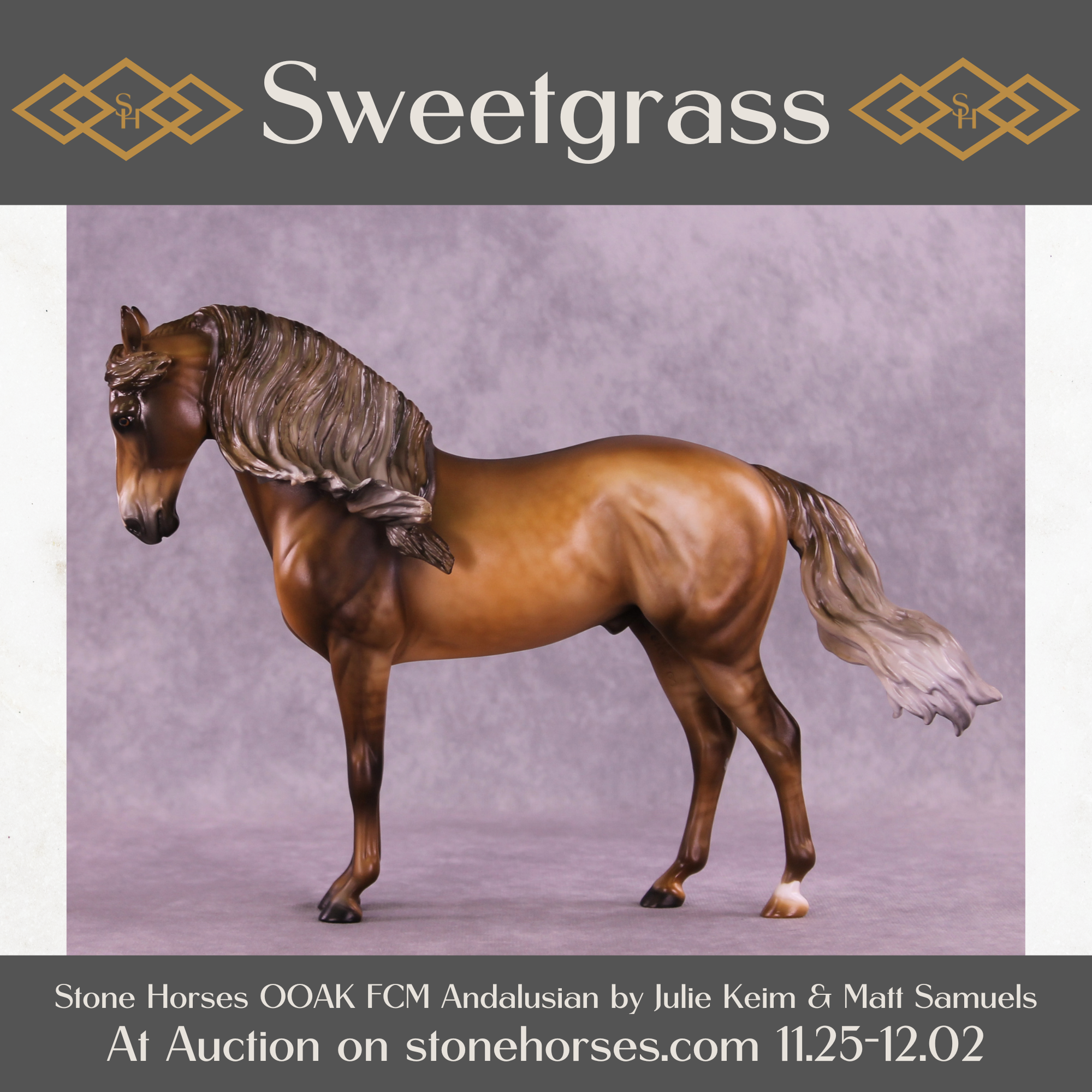 Sweetgrass OOAK FCM Andalusian by Julie Keim Best Offer 12/02/2025