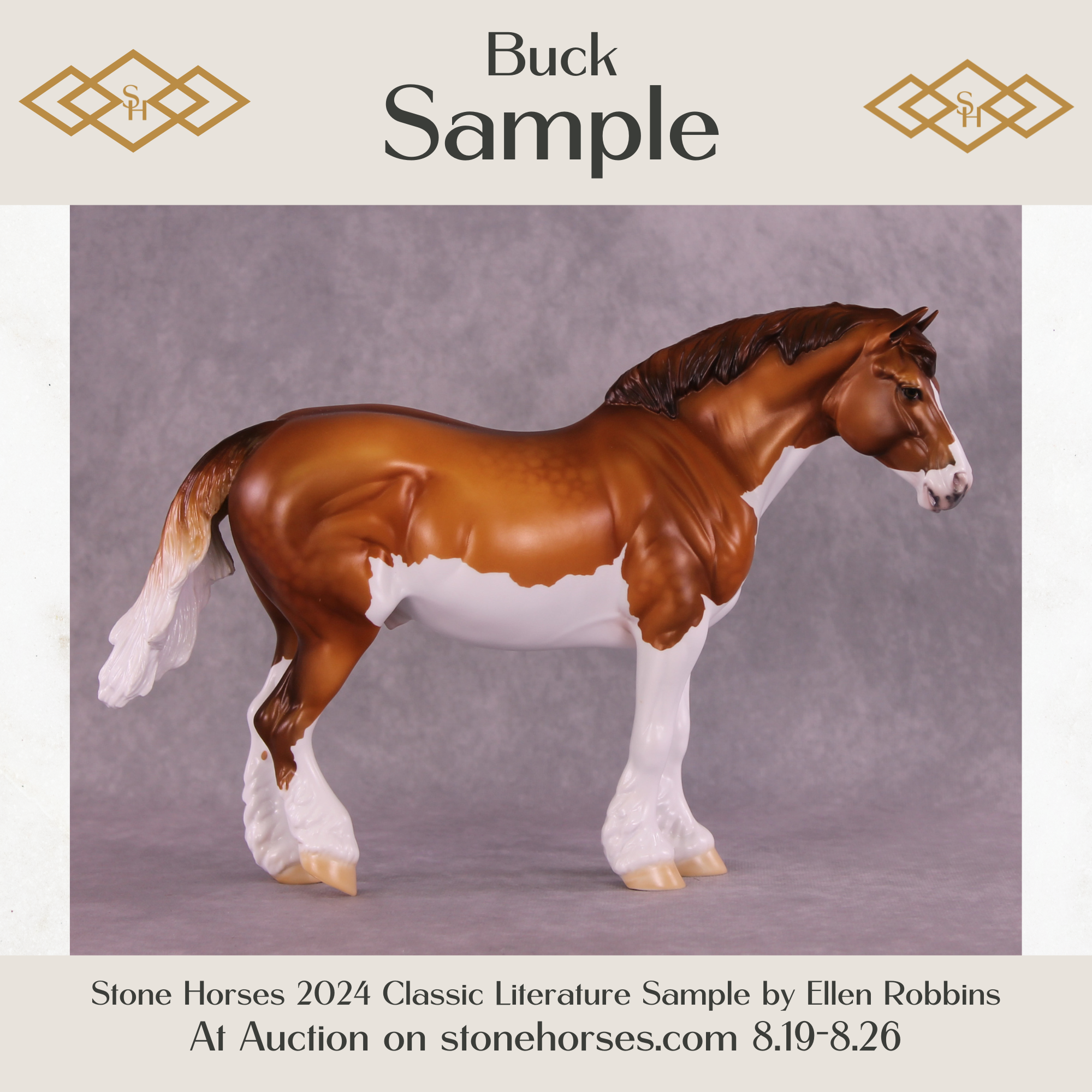 Buck Sample FCM Heavy Draft by Ellen Robbins SS825