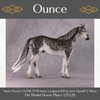 Stone Horses OOAK FCM &quot;Ounce&quot; - Snow Leopard ISH by Jess Hamill &amp; Mona Best Offer 1/28/2025