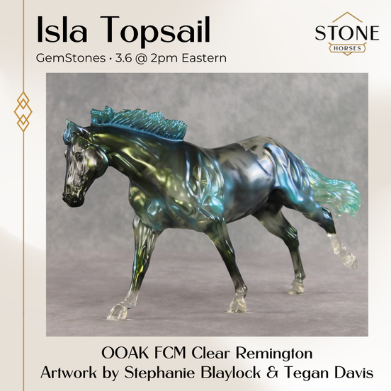 Isla Topsail OOAK FCM Remington by Stephanie Blaylock & Tegan Davis GS26